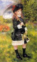 Renoir, Pierre Auguste - Girl with a Parasol, Aline Nunes